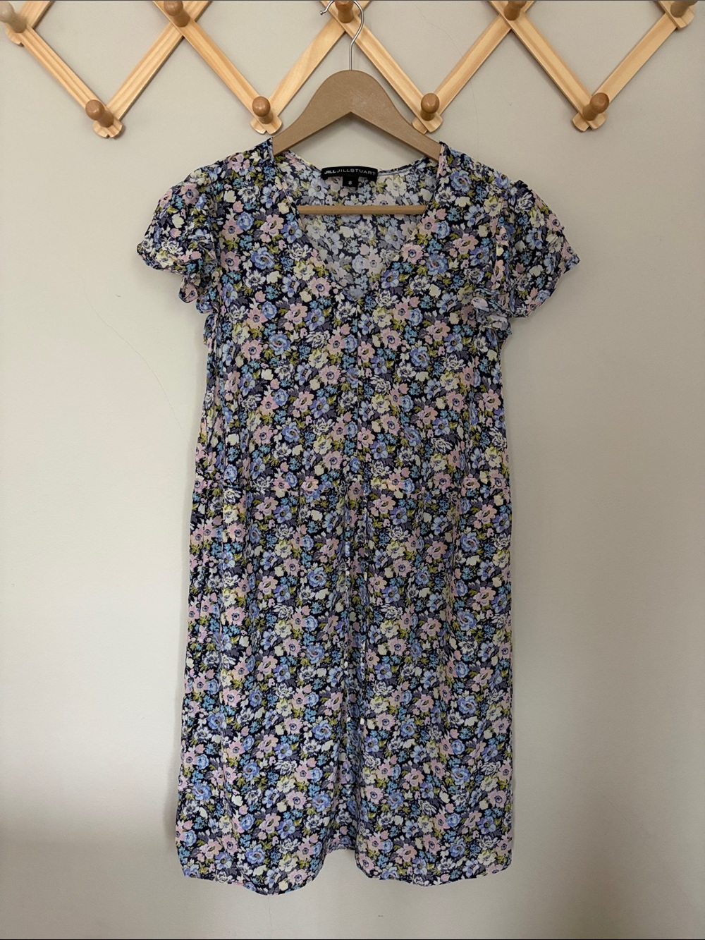 Floral silk Dress